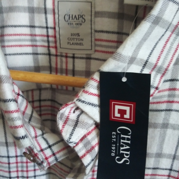 Ralph lauren chaps flannel button-down shirt - Picture 2 of 6